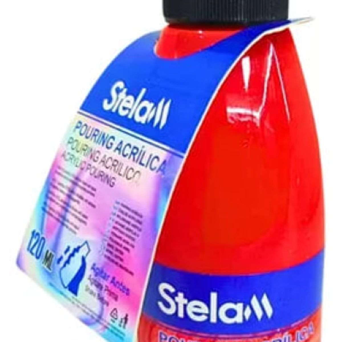 GENERICO - Pintura Acrilica 120 ml Color Rojo