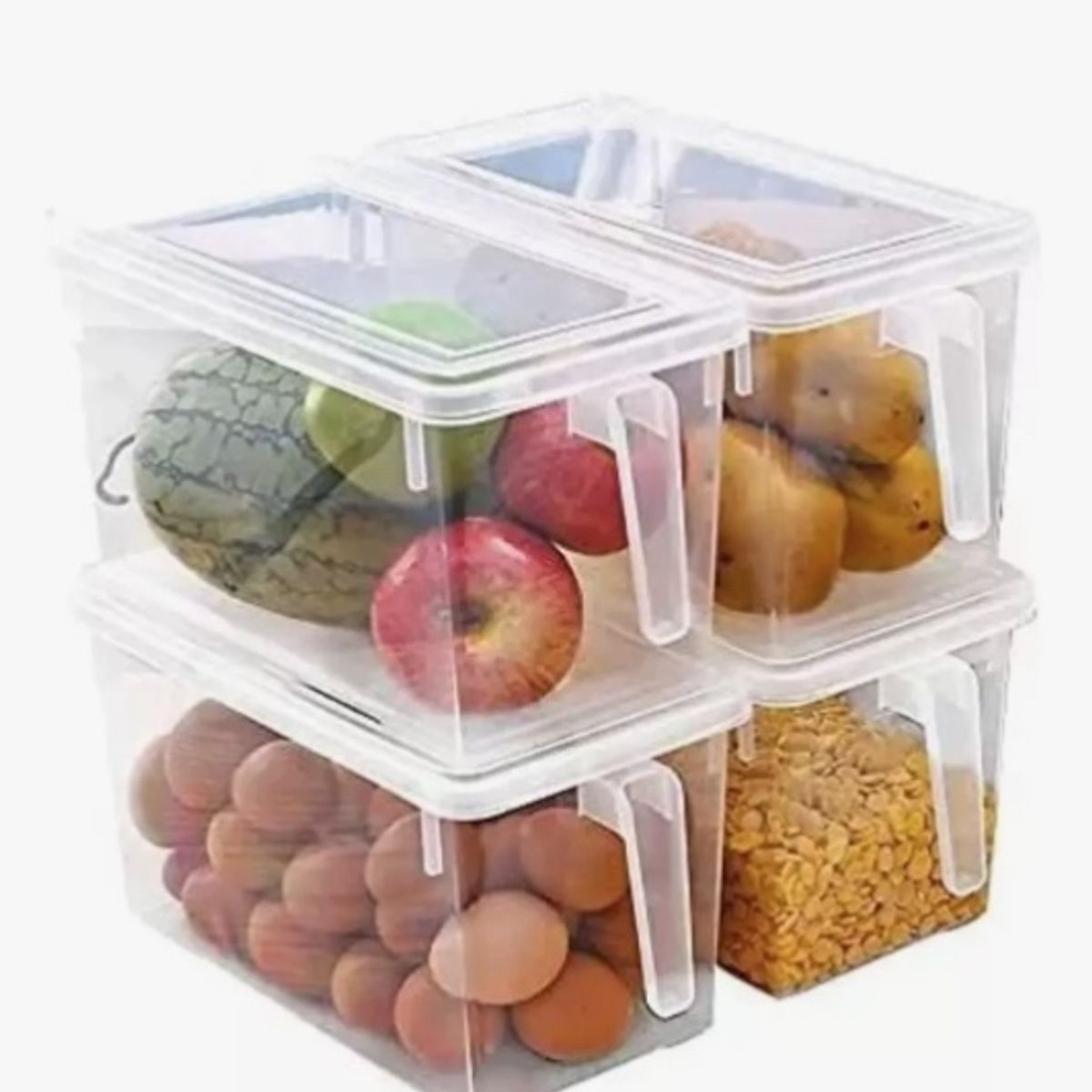 GENERICO - 3 Caja Organizadora Para Refrigerador