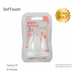 PIGEON - Tetina Repuesto Softouch M 2 Unids