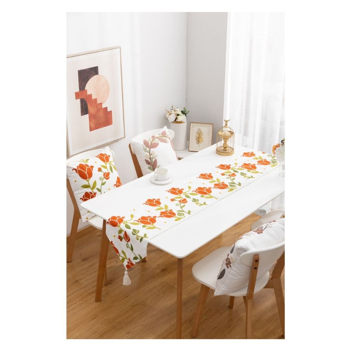 GENERICO - Camino de Mesa Bordado 32 x 180 cm - Mundo Rosal