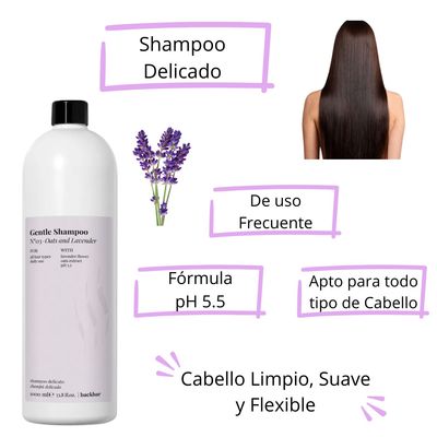Imagen 2 del producto Shampoo BackBar Gentle N°03 Oats and Lavender 1000ml