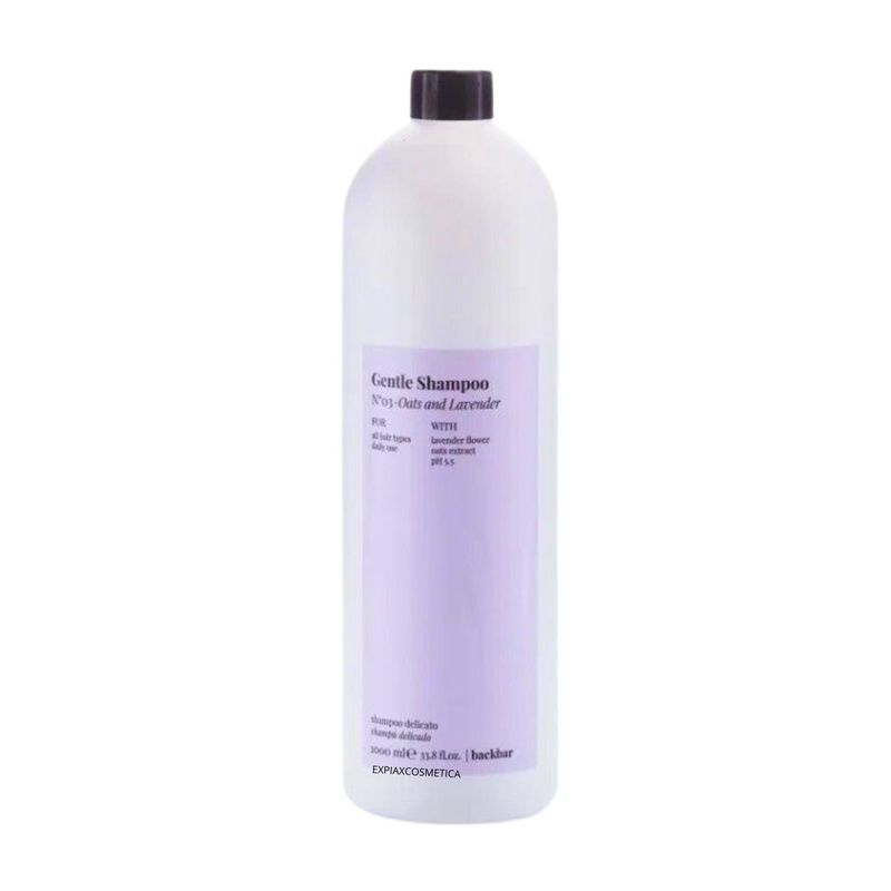 FARMAVITA - Shampoo BackBar Gentle Lavender Farmavita 1000ml Avena Lavanda
