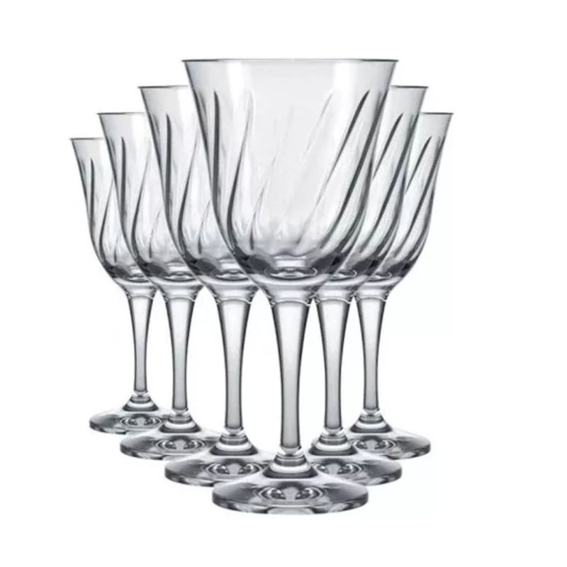 ALLEGRA - Set 6 Copa de Vino Agua Aperol Lirio