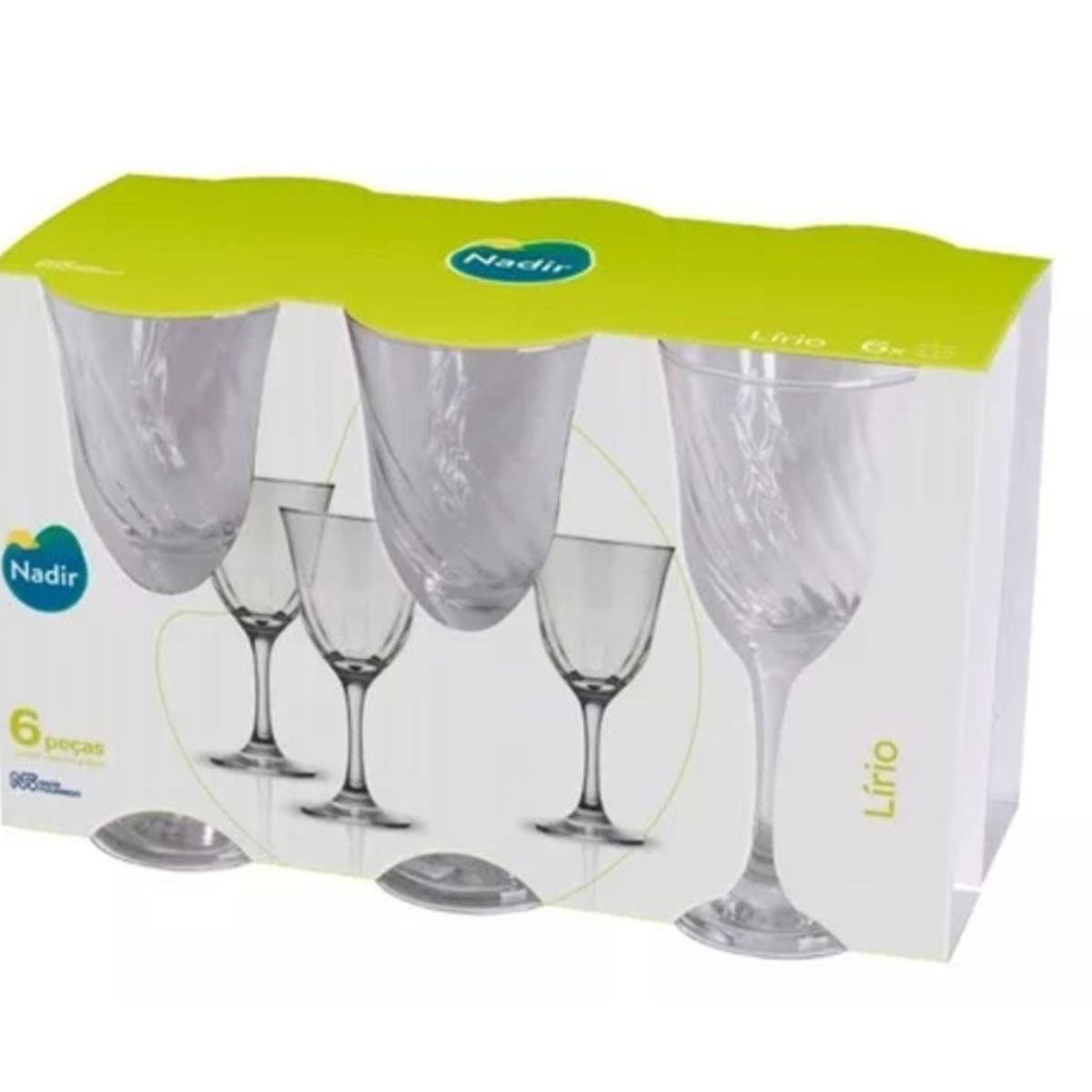 ALLEGRA - Set 6 Copa de Vino Agua Aperol Lirio