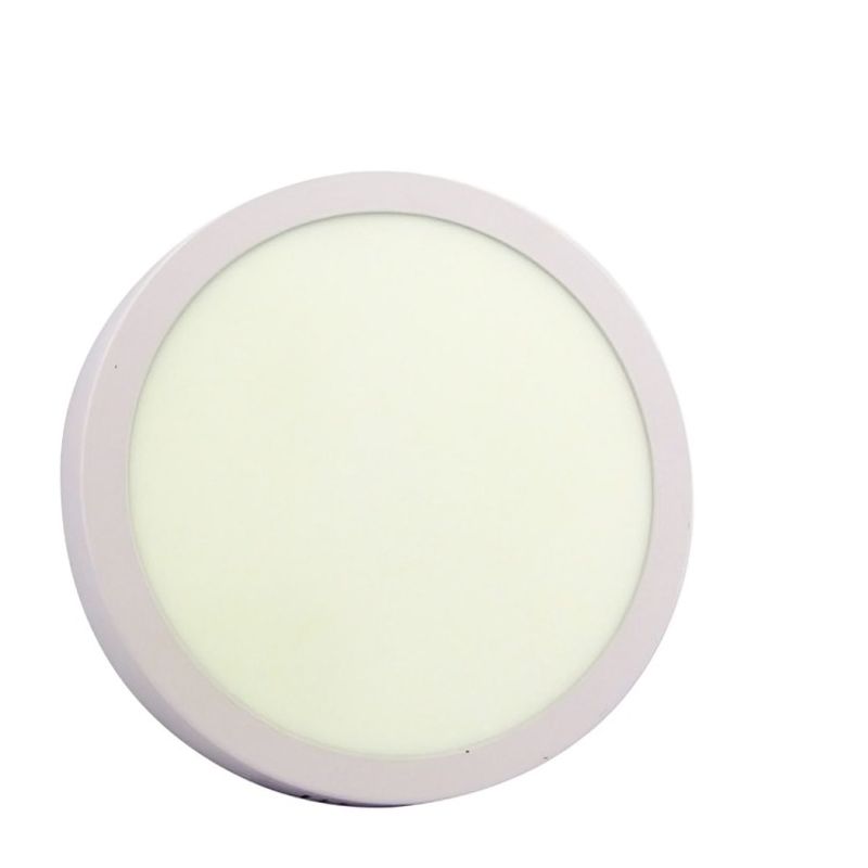 OEM - FOCO LED PANEL 18 WATT SOBREPUESTO REDONDO LUZ FRIA EN CAJA