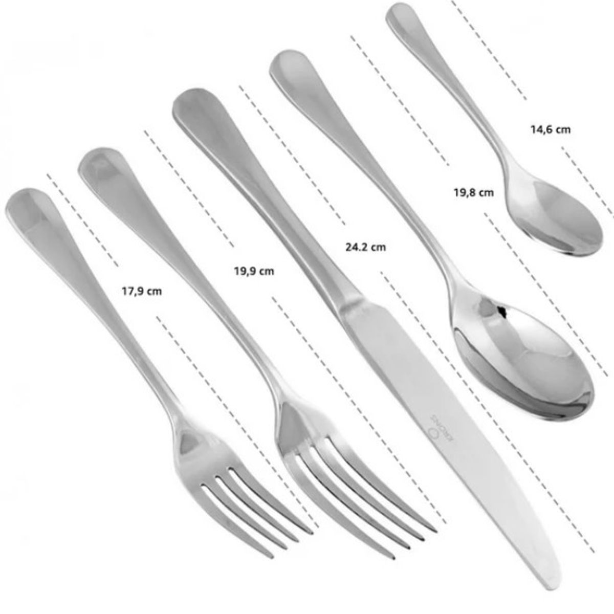 KRONS - Set Cuchillería Birmingham 30 piezas