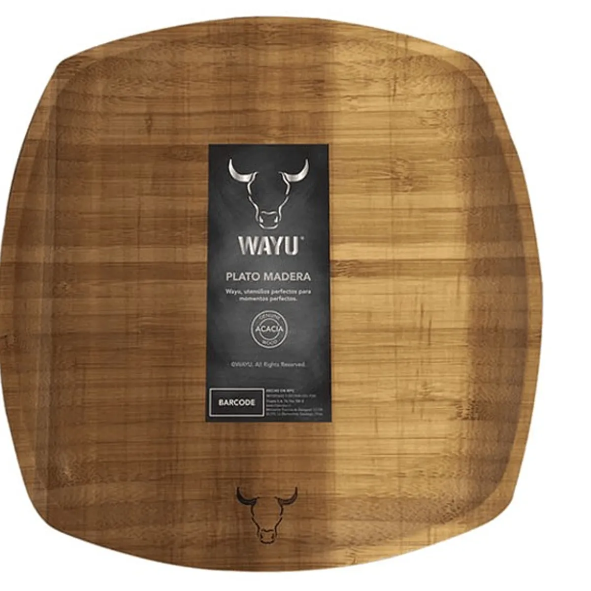 WAYU - PLATO MADERA CLASICO WAYU