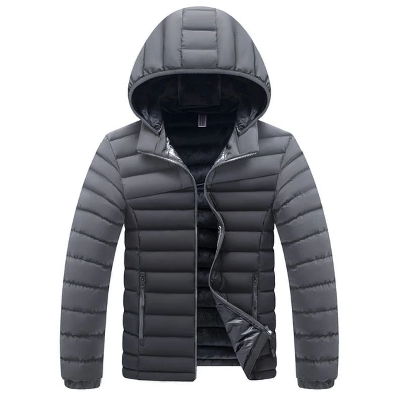 GENERAC - Chaqueta Parka Hombre Termica Impermeable YMOSS Superior Gris