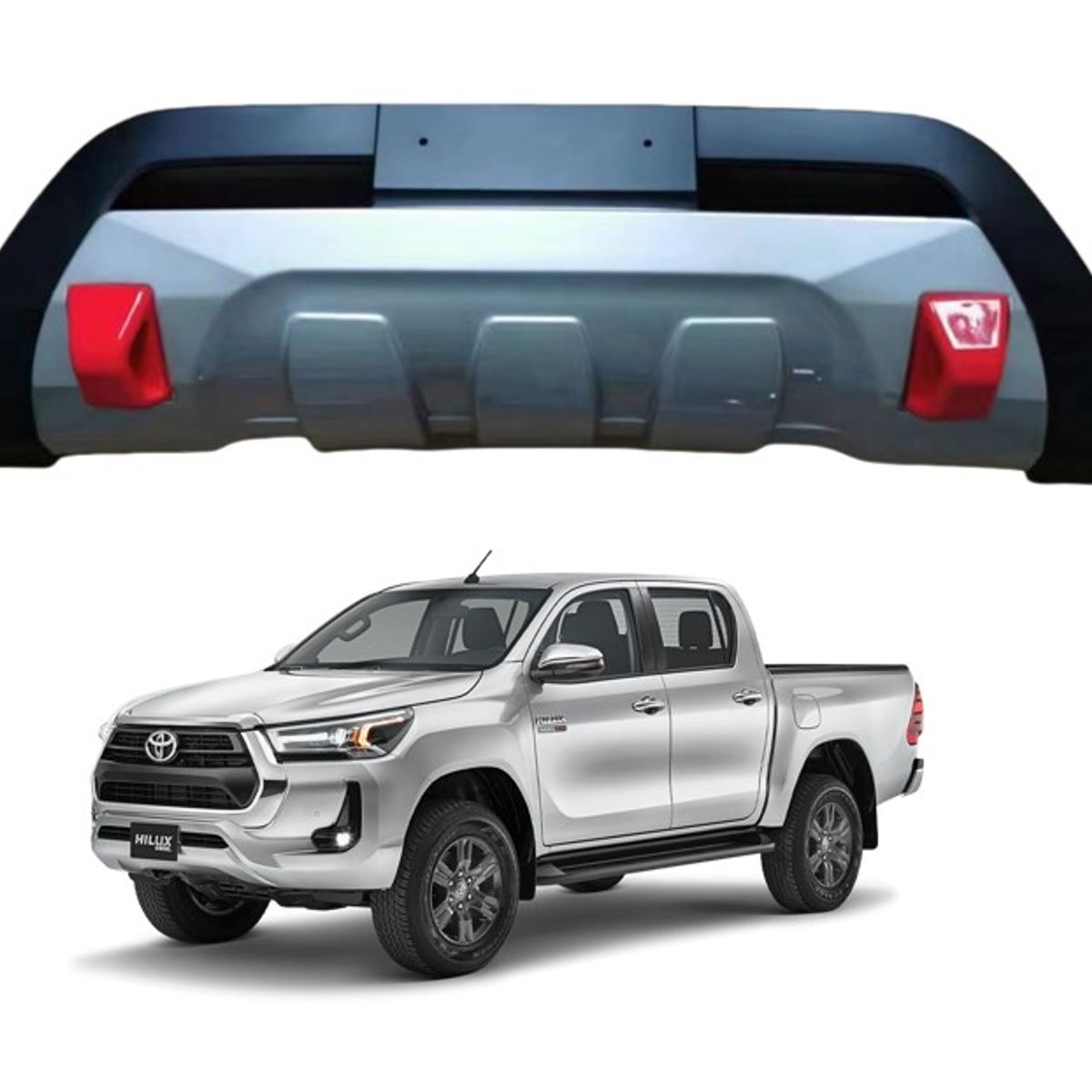 TOYOTA - Bumper Defensa Delantera Toyota Hilux 2020-2024