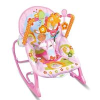 Silla Nido Mecedora Rosada Vibración y Sonidos