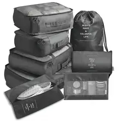 MUNDO MAGIA - Organizador Maleta Set 8 Bolsas Casatua Viaje Equipaje
