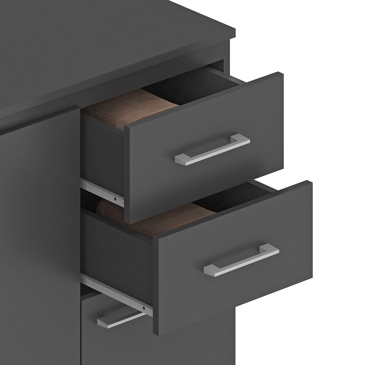 VEKKAHOME - MUEBLE BASE OPIE GRAFITO 140 CM