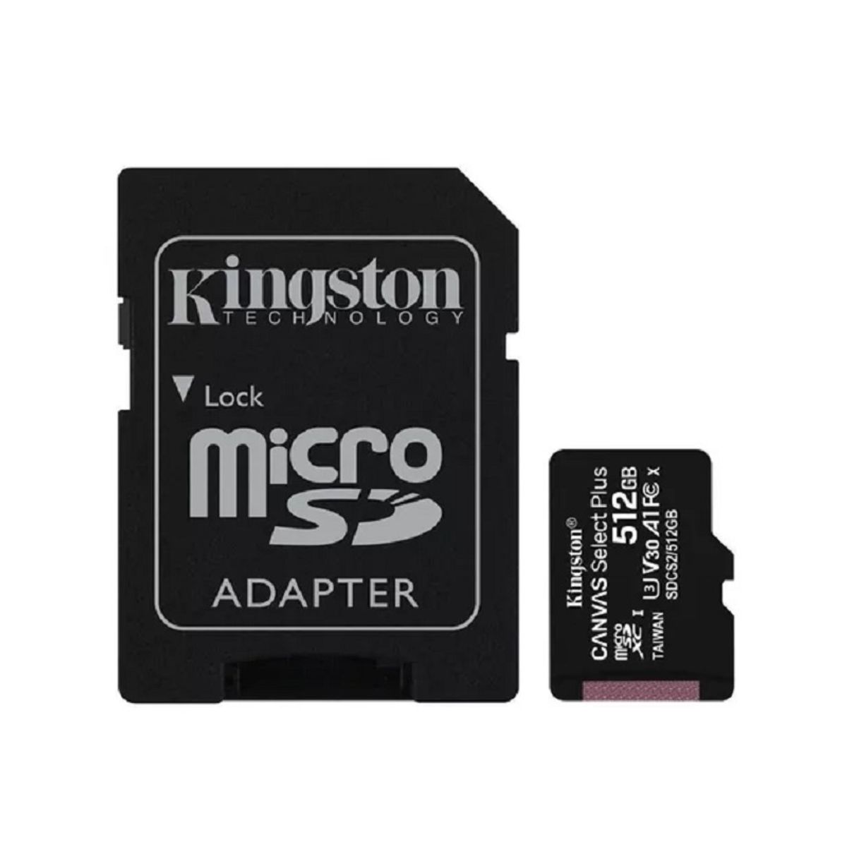 KINGSTON - Memoria MicroSD Kingston Canvas Go Plus G2 512Gb Esc 90MB/s Lec30MB/s