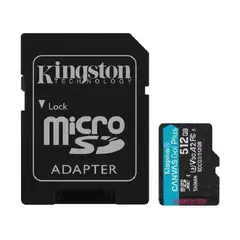 KINGSTON - Memoria MicroSD Canvas Go Plus G3 512Gb Esc 90 Lec30