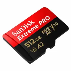 SANDISK - Memoria MicroSD Extreme 512Gb UHSI Lec 190MB/s Esc130MB/s