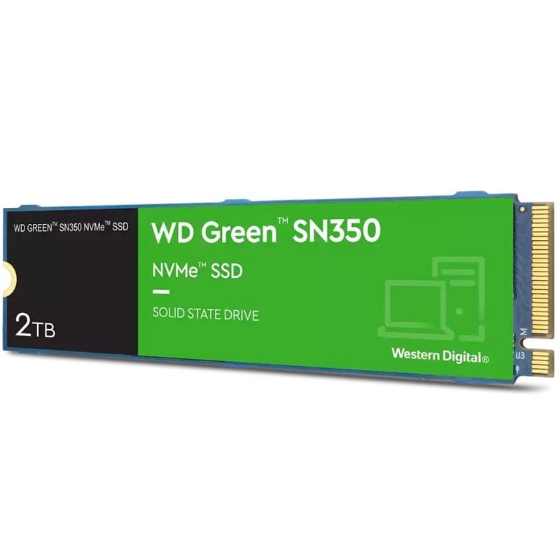 WESTERN DIGITAL - Unidad SSD Western Digital Green SN350 2Tb M.2 L3200MBs/E3000MBs