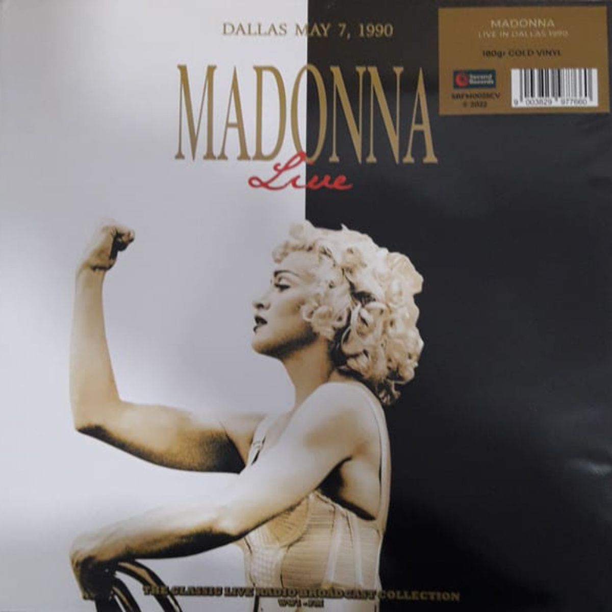 GRUPO LASER DISC - VINILO MADONNA/ LIVE IN DALLAS 1990 (GOLD VINYL) 2LP