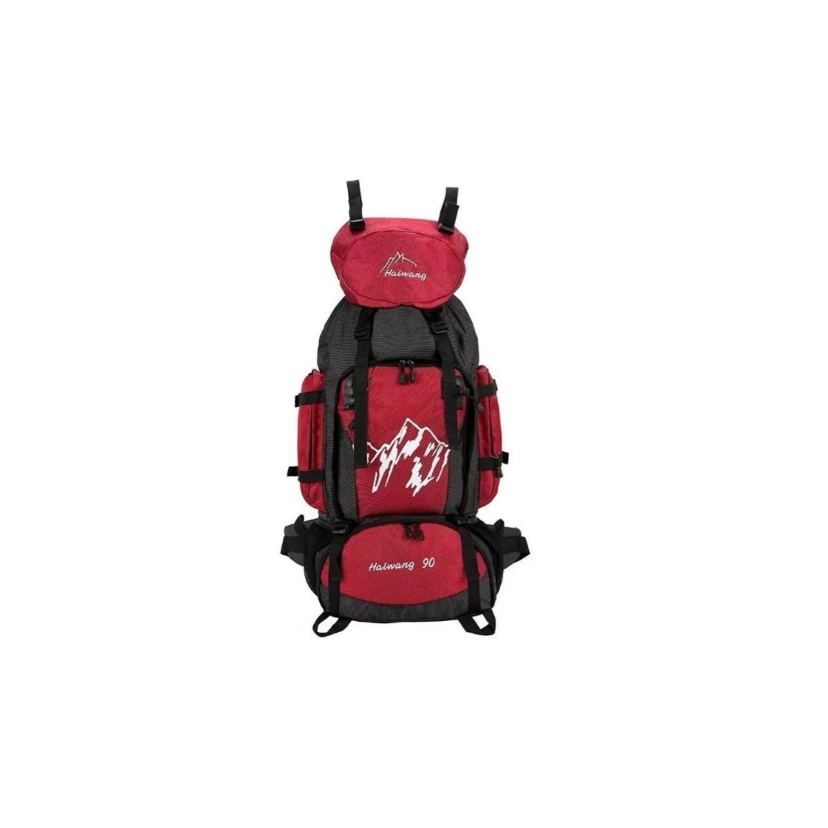 GENERICO - Mochila 90 Litros Camping Outdoor Trekking Nylon Colores