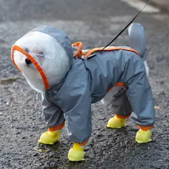 CRUSEC - Impermeable Para Perro Chubasquero XXL