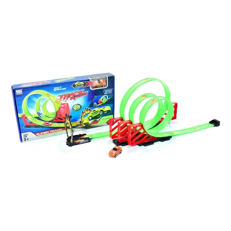 GENERICO - Pista De Carreras Rapid World Lanzamiento Autitos Auto Niños