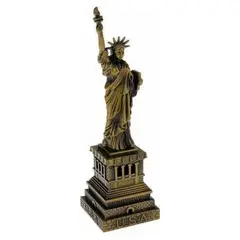 GENERICO - Estatua De La Libertad Decoración Metal 15 cms MX50
