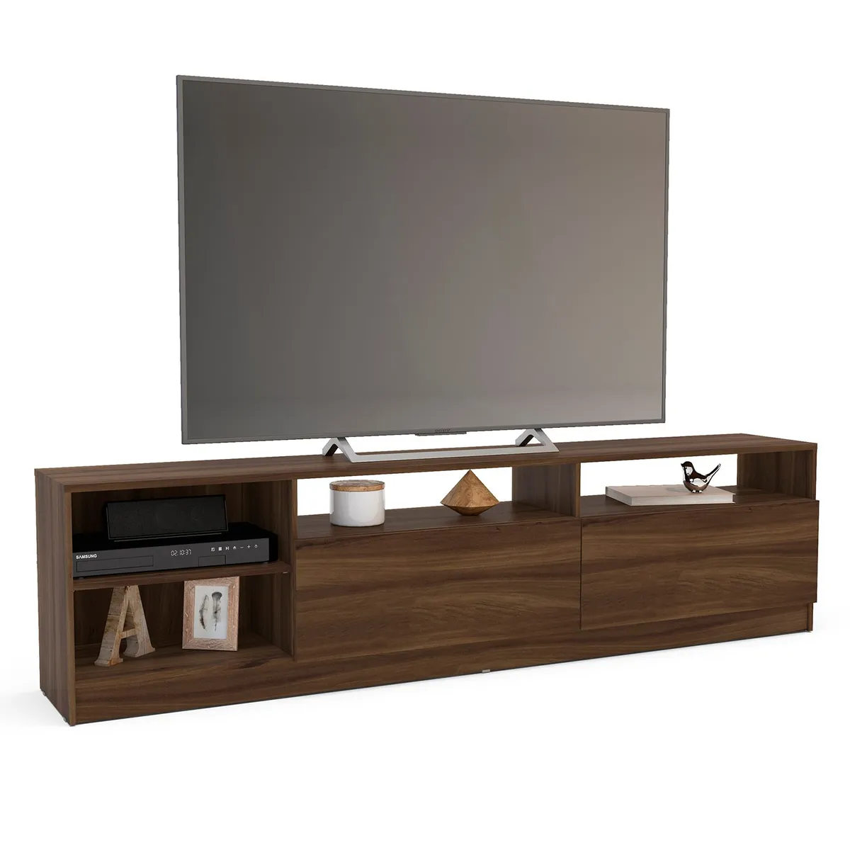 VEKKAHOME - RACK TV MOYAN RUSTIC 75" 2 PUERTAS