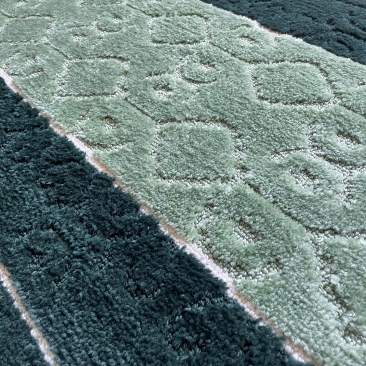 MROTTO - Alfombra Pasillo Verde 70 cm x 3 metros ANTIDESLIZANTE Sin Overlock