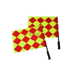 FOUR - Banderín Arbitro Guarda Líneas en Rombos 2 Unidades
