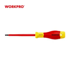 WORKPRO - DESTORNILLADOR PLANO AISLADO DELGADO 10X55X125MM