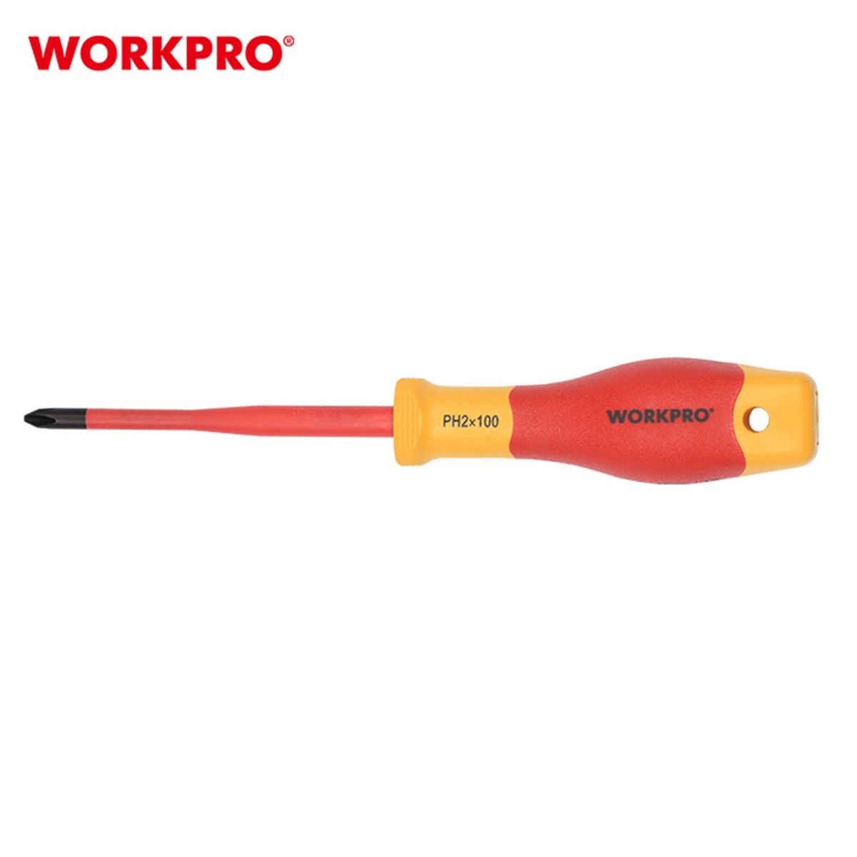 WORKPRO - DESTORNILLADOR PHILLIPS AISLADO PH3X150MM  WORKPRO