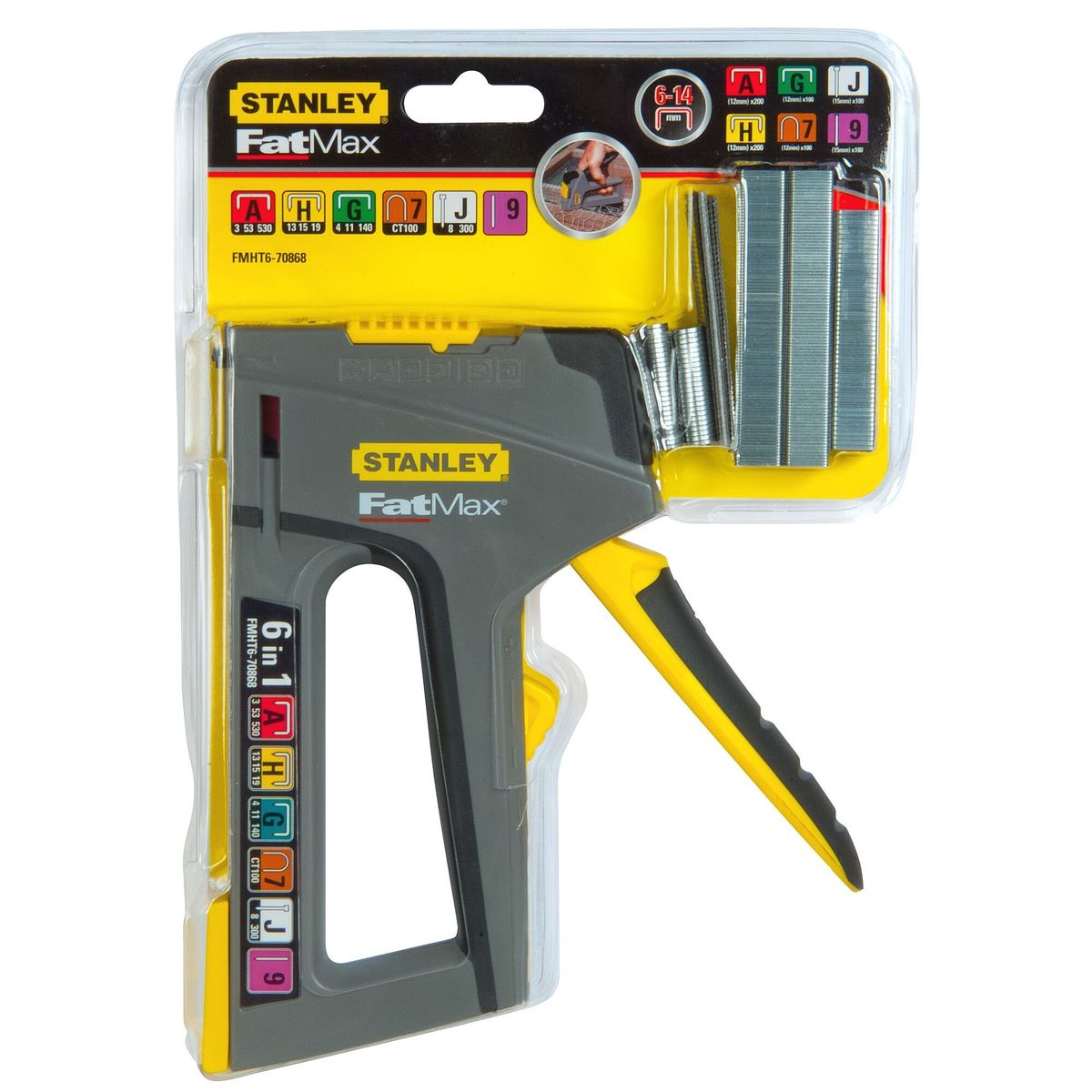 STANLEY - Engrapadora resistente 6 en 1 FATMAX® STANLEY FMHT6-70868