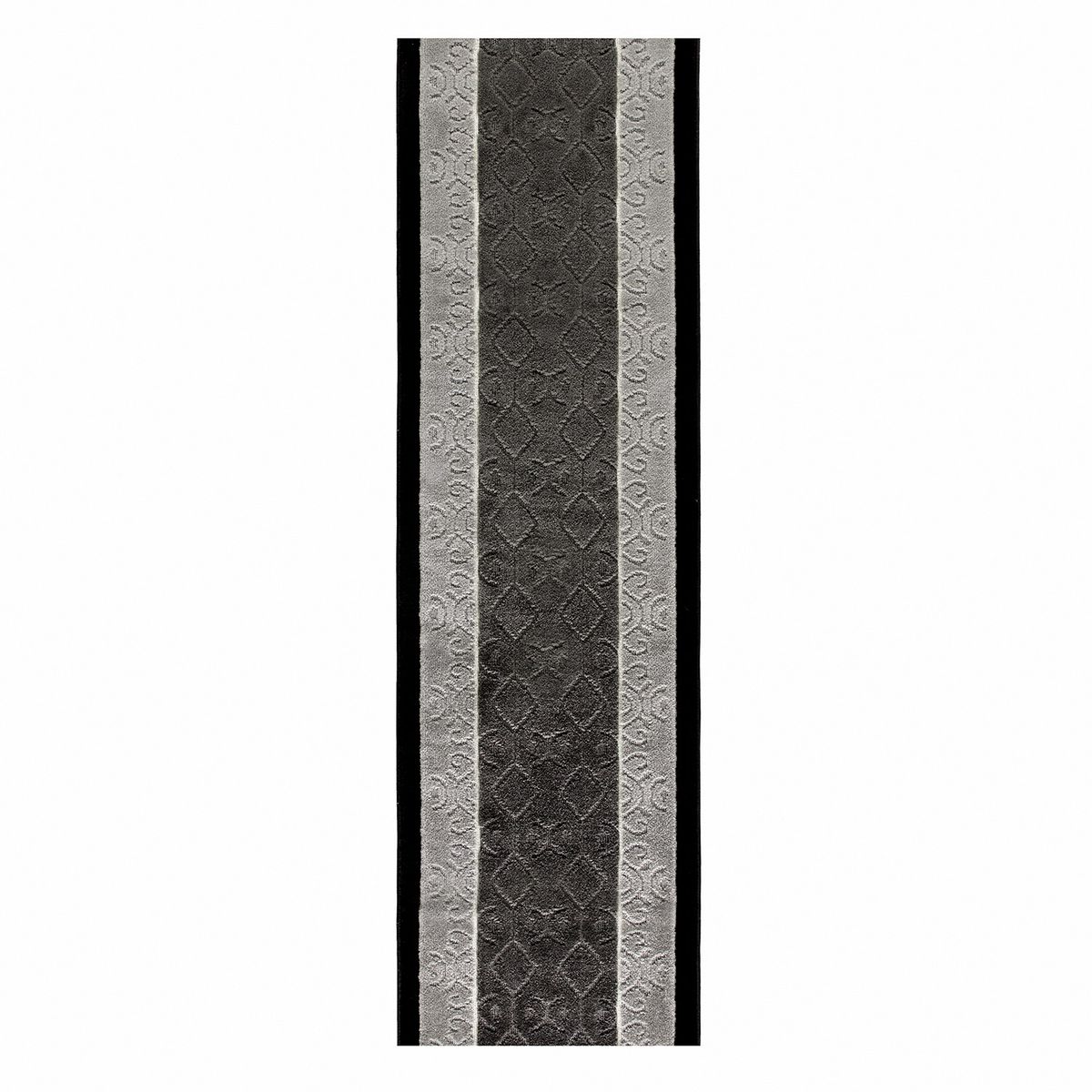 MROTTO - Alfombra Pasillo Gris 70 cm x 3 metros ANTIDESLIZANTE Sin Overlock