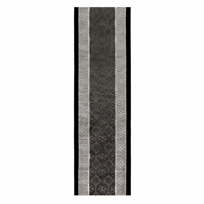 MROTTO - Alfombra Pasillo Gris 70 cm x 3 metros ANTIDESLIZANTE Sin Overlock