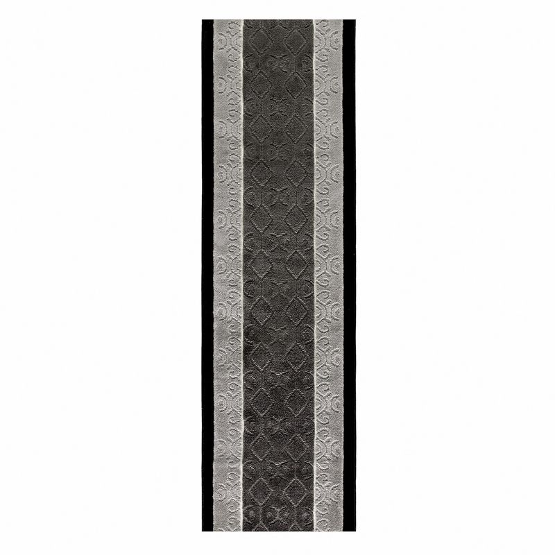 MROTTO - Alfombra Pasillo Gris 70 cm x 3 metros ANTIDESLIZANTE Sin Overlock