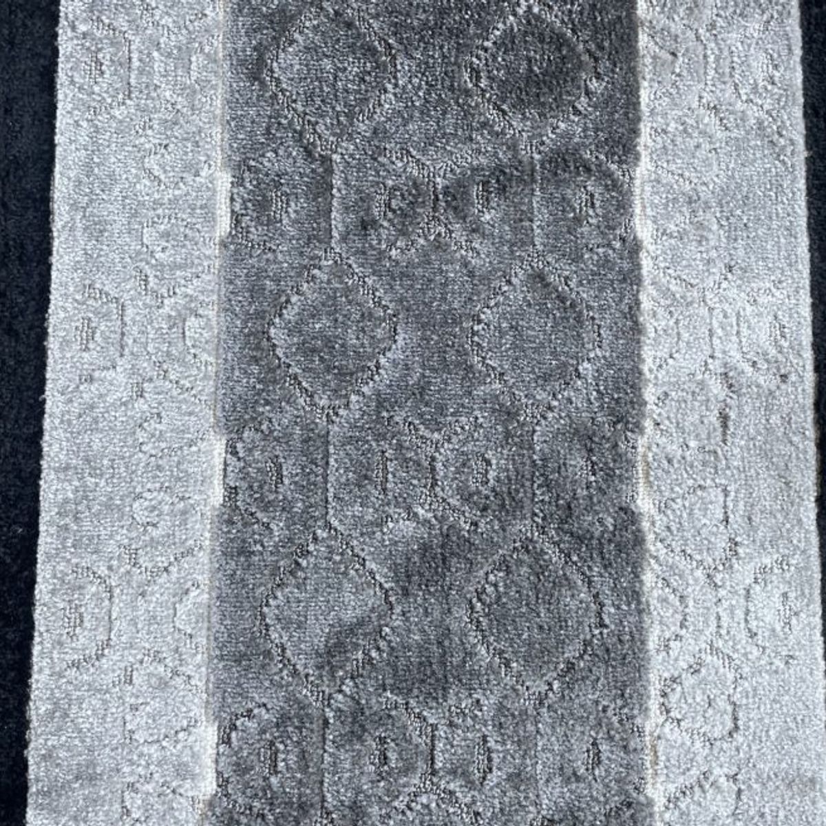 MROTTO - Alfombra Pasillo Gris 70 cm x 3 metros ANTIDESLIZANTE Sin Overlock