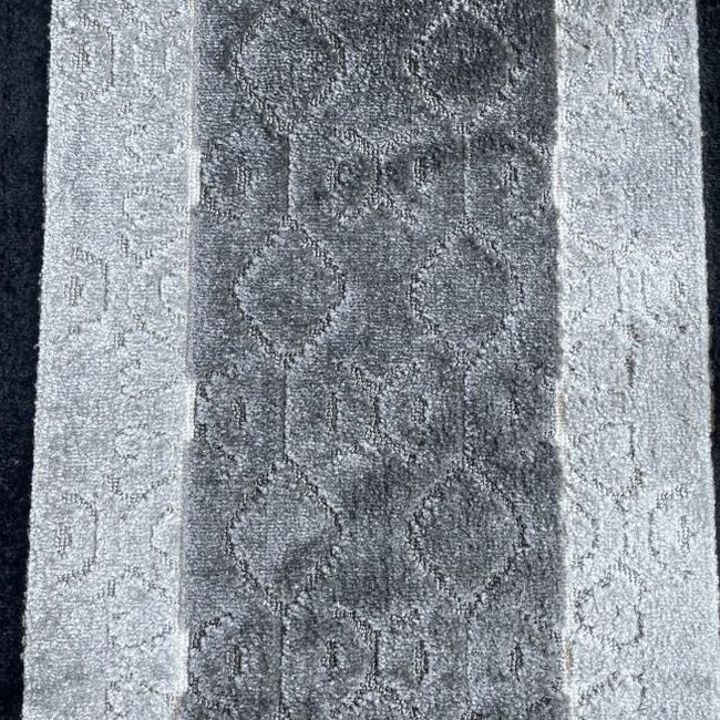 MROTTO - Alfombra Pasillo Gris 70 cm x 3 metros ANTIDESLIZANTE Sin Overlock