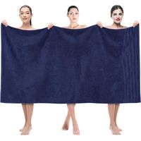 Toallon de Baño 100% Algodón 88x177 cm 600 gsm Navy Blue