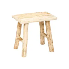 ATMOSPHERA - Taburete auxiliar Woody natural