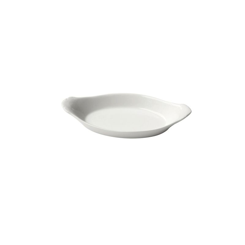IMAHE - Set De 2 Plato Oval Con Orejas Porcelana 26 Cm IMAHE