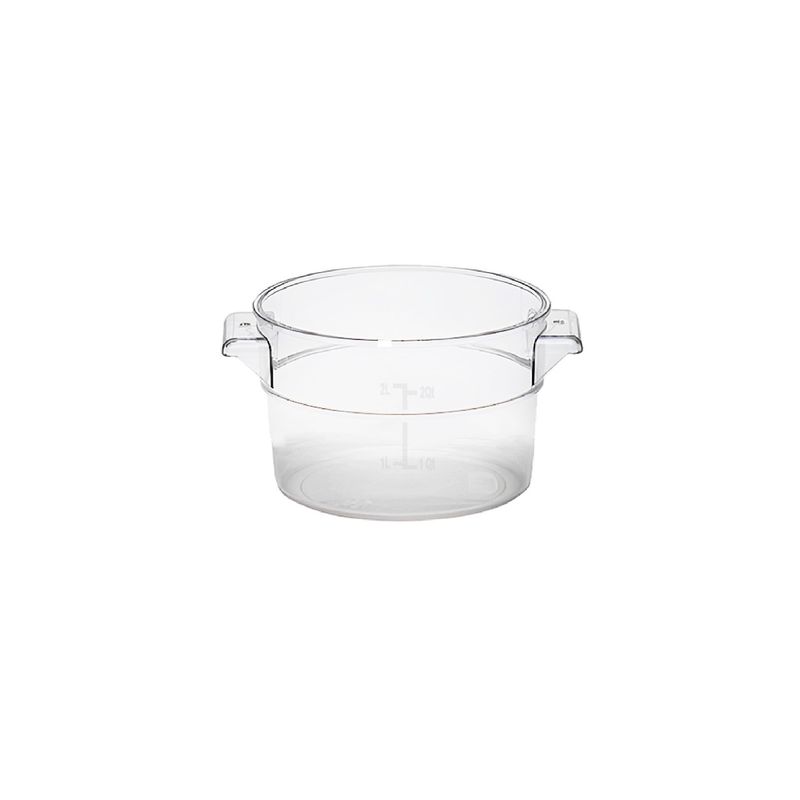 GASTROPLAST - CONTENEDOR POLICARBONATO REDONDO 2,1 LT GASTROPLAST