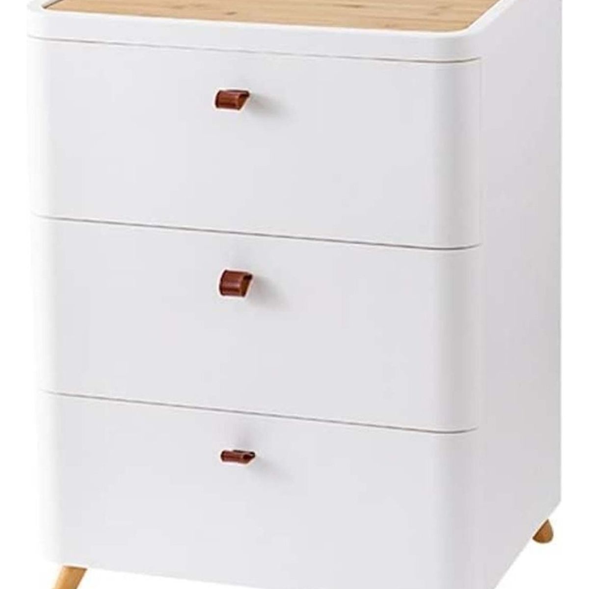 U BUY - Gabinete De Almacenamiento Organizador 3 Capas Mesa De Noche