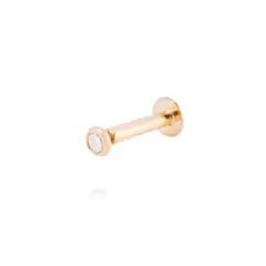 JB JOYAS BARON - Piercing de Oro de 9kt Punto de luz pequeño