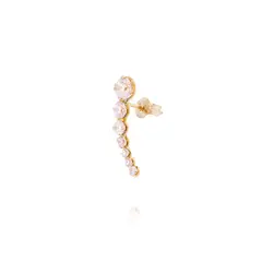 JB JOYAS BARON - Piercing de Oro de 9kt con Circón