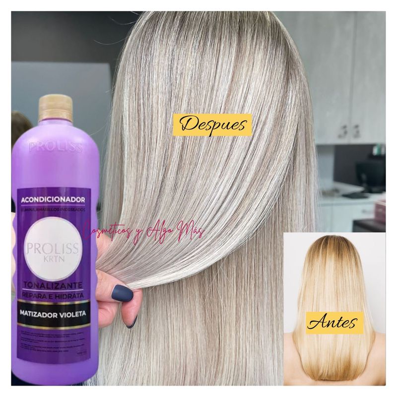 PROLISS - Acondicionador Matizador y tonalizador violeta proliss 1 litro