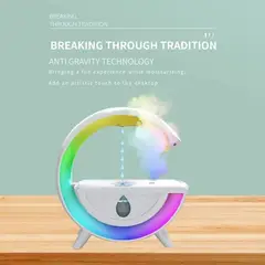 GENERICO - Lampara Humidificador De Aire Antigravedad Luces Rgb
