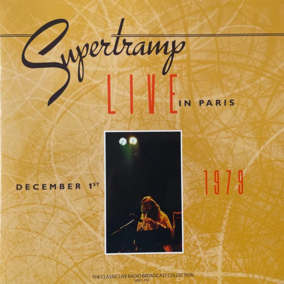 GRUPO LASER DISC - VINILO SUPERTRAMP/ LIVE IN PARIS 1979 (YELLOW VINYL) 2LP