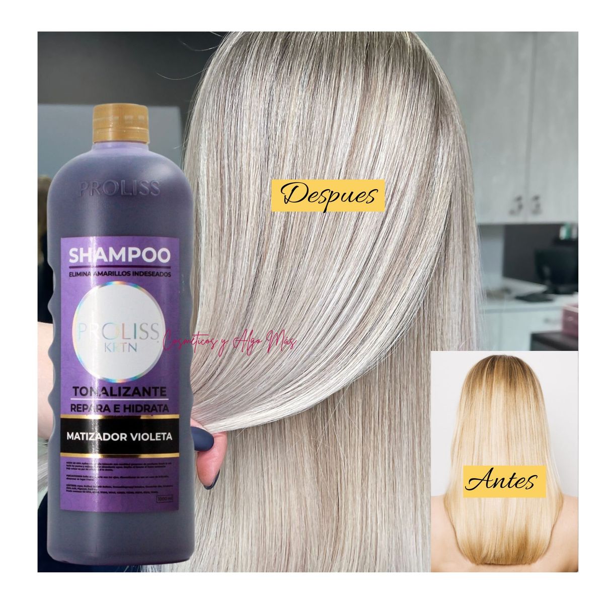 PROLISS - Champu Matizador tonalizador violeta proliss 1 litro