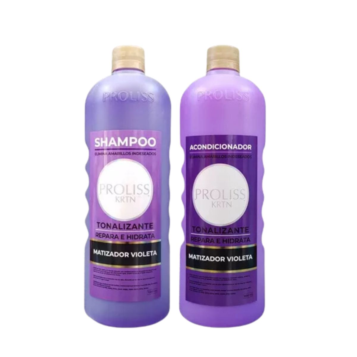 PROLISS - Kit Champu y Acondicionador Matizadores VIOLETA 1L CADA UNO