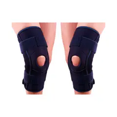 GENERICO - 2 Rodillera Compresora Elástica Recuperacion Kinesiologia Ajustable