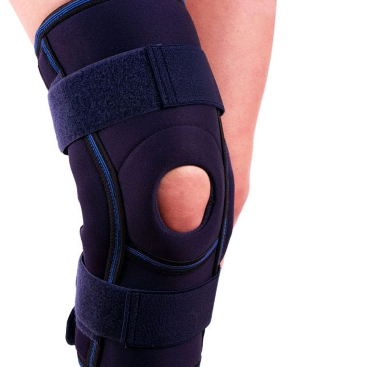 GENERICO - 2 Rodillera Compresora Elástica Recuperacion Kinesiologia Ajustable